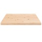 vidaXL Piano Tavolo 40x40x2,5 cm in Legno Massello di Pino Quadrato
