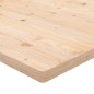 vidaXL Piano Tavolo 40x40x2,5 cm in Legno Massello di Pino Quadrato