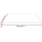 vidaXL Piano Tavolo 40x40x2,5 cm in Legno Massello di Pino Quadrato