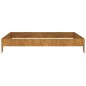 vidaXL Fioriera Rialzata da Giardino 100x100x18,5 cm in Acciaio Corten vidaXL Fioriera Rialzata da Giardino 100x100x18,5 cm in Acciaio Corten