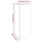 vidaXL Fioriera da Giardino 40x34,5x75 cm in Acciaio Corten vidaXL Fioriera da Giardino 40x34,5x75 cm in Acciaio Corten