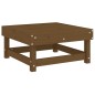 vidaXL Sgabello da Giardino con Cuscino Miele Legno Massello di Pino vidaXL Sgabello da Giardino con Cuscino Miele Legno Massello di Pino