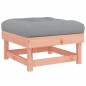 vidaXL Poggiapiedi da Giardino con Cuscino Legno Massello di Douglas vidaXL Poggiapiedi da Giardino con Cuscino Legno Massello di Douglas
