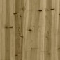 vidaXL Poggiapiedi da Giardino con Cuscino in Legno Impregnato di Pino