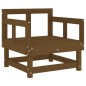 vidaXL Sedie da Giardino con Cuscini 2pz Legno Massello di Pino Miele vidaXL Sedie da Giardino con Cuscini 2pz Legno Massello di Pino Miele