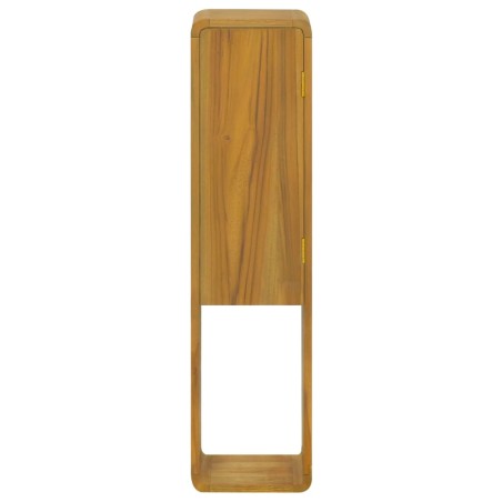 Mobile da Bagno a Parete 25x25x100 cm in Legno Massello di Teak
