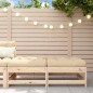 vidaXL Poggiapiedi da Giardino con Cuscini 2 pz Legno Massello di Pino vidaXL Poggiapiedi da Giardino con Cuscini 2 pz Legno Massello di Pino