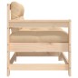 vidaXL Sedie da Giardino con Cuscini 2 pz Legno Massello di Pino vidaXL Sedie da Giardino con Cuscini 2 pz Legno Massello di Pino