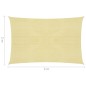 Vela Parasole 160 g/m² Beige 2x3 m in HDPE Vela Parasole 160 g/m² Beige 2x3 m in HDPE