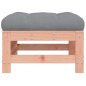 vidaXL Poggiapiedi Giardino con Cuscini 2 pz Legno Massello di Douglas vidaXL Poggiapiedi Giardino con Cuscini 2 pz Legno Massello di Douglas