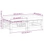 vidaXL Poggiapiedi Giardino con Cuscini 2 pz Legno Massello di Douglas vidaXL Poggiapiedi Giardino con Cuscini 2 pz Legno Massello di Douglas