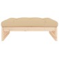 vidaXL Poggiapiedi da Giardino 120x80 cm in Legno Massello di Pino vidaXL Poggiapiedi da Giardino 120x80 cm in Legno Massello di Pino