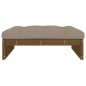 vidaXL Poggiapiedi da Giardino 120x80 cm Legno Massello di Pino Miele vidaXL Poggiapiedi da Giardino 120x80 cm Legno Massello di Pino Miele