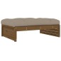 vidaXL Poggiapiedi da Giardino 120x80 cm Legno Massello di Pino Miele vidaXL Poggiapiedi da Giardino 120x80 cm Legno Massello di Pino Miele