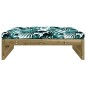 vidaXL Poggiapiedi da Giardino 120x80 cm in Legno Impregnato di Pino vidaXL Poggiapiedi da Giardino 120x80 cm in Legno Impregnato di Pino