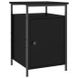 vidaXL Comodino Nero 40x42x60 cm in Legno Multistrato vidaXL Comodino Nero 40x42x60 cm in Legno Multistrato