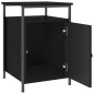 vidaXL Comodino Nero 40x42x60 cm in Legno Multistrato vidaXL Comodino Nero 40x42x60 cm in Legno Multistrato