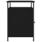 vidaXL Comodino Nero 40x42x60 cm in Legno Multistrato vidaXL Comodino Nero 40x42x60 cm in Legno Multistrato