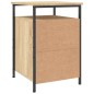 vidaXL Comodino Rovere Sonoma 40x42x60 cm in Legno Multistrato vidaXL Comodino Rovere Sonoma 40x42x60 cm in Legno Multistrato