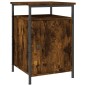 vidaXL Comodino Rovere Fumo 40x42x60 cm Legno Multistrato vidaXL Comodino Rovere Fumo 40x42x60 cm Legno Multistrato