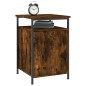 vidaXL Comodino Rovere Fumo 40x42x60 cm Legno Multistrato vidaXL Comodino Rovere Fumo 40x42x60 cm Legno Multistrato