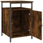 vidaXL Comodino Rovere Fumo 40x42x60 cm Legno Multistrato vidaXL Comodino Rovere Fumo 40x42x60 cm Legno Multistrato