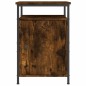 vidaXL Comodino Rovere Fumo 40x42x60 cm Legno Multistrato vidaXL Comodino Rovere Fumo 40x42x60 cm Legno Multistrato