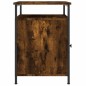 vidaXL Comodino Rovere Fumo 40x42x60 cm Legno Multistrato vidaXL Comodino Rovere Fumo 40x42x60 cm Legno Multistrato