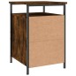 vidaXL Comodino Rovere Fumo 40x42x60 cm Legno Multistrato vidaXL Comodino Rovere Fumo 40x42x60 cm Legno Multistrato
