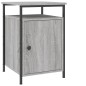 vidaXL Comodino Grigio Sonoma 40x42x60 cm in Legno Multistrato vidaXL Comodino Grigio Sonoma 40x42x60 cm in Legno Multistrato