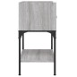 vidaXL Comodino Grigio Sonoma 40,5x31x60 cm in Legno Multistrato