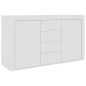 Credenza Bianca 120x36x69 cm in Truciolato Credenza Bianca 120x36x69 cm in Truciolato