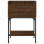 vidaXL Comodini 2 pz Rovere Marrone 40,5x31x60 cm in Legno Multistrato vidaXL Comodini 2 pz Rovere Marrone 40,5x31x60 cm in Legno Multistrato