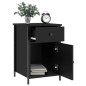 vidaXL Comodini 2 pz Neri 40x42x60 cm in Legno Multistrato