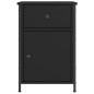 vidaXL Comodini 2 pz Neri 40x42x60 cm in Legno Multistrato