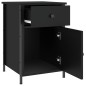 vidaXL Comodini 2 pz Neri 40x42x60 cm in Legno Multistrato