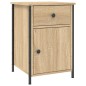 vidaXL Comodino Rovere Sonoma 40x42x60 cm in Legno Multistrato vidaXL Comodino Rovere Sonoma 40x42x60 cm in Legno Multistrato