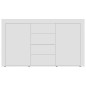 Credenza Bianca 120x36x69 cm in Truciolato Credenza Bianca 120x36x69 cm in Truciolato