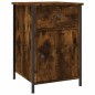 vidaXL Comodino Rovere Fumo 40x42x60 cm Legno Multistrato