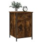 vidaXL Comodino Rovere Fumo 40x42x60 cm Legno Multistrato