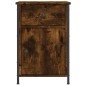 vidaXL Comodino Rovere Fumo 40x42x60 cm Legno Multistrato