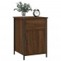 vidaXL Comodino Rovere Marrone 40x42x60 cm in Legno Multistrato vidaXL Comodino Rovere Marrone 40x42x60 cm in Legno Multistrato