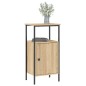 vidaXL Comodini 2pz Rovere Sonoma 41x31x80 cm in Legno Multistrato
