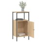 vidaXL Comodini 2pz Rovere Sonoma 41x31x80 cm in Legno Multistrato