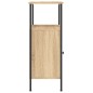 vidaXL Comodini 2pz Rovere Sonoma 41x31x80 cm in Legno Multistrato
