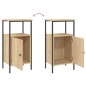 vidaXL Comodini 2pz Rovere Sonoma 41x31x80 cm in Legno Multistrato