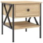 vidaXL Comodino Rovere Sonoma 40x42x45 cm in Legno Multistrato