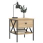 vidaXL Comodino Rovere Sonoma 40x42x45 cm in Legno Multistrato