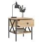 vidaXL Comodino Rovere Sonoma 40x42x45 cm in Legno Multistrato