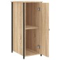 vidaXL Comodino Rovere Sonoma 32x42x80 cm in Legno Multistrato
